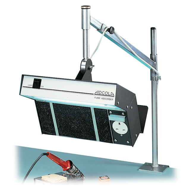 Solder Fume Extractor with Light