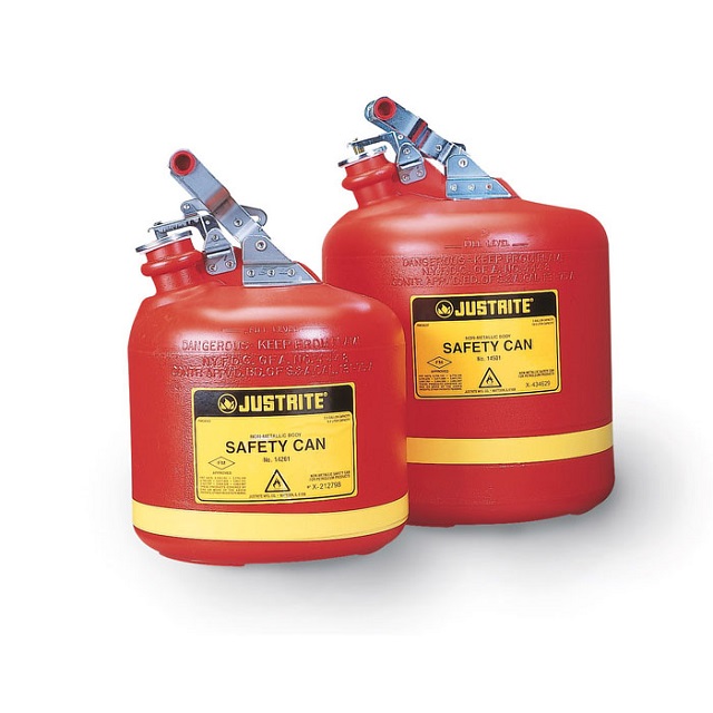 Justrite Polyethylene Safety Cans