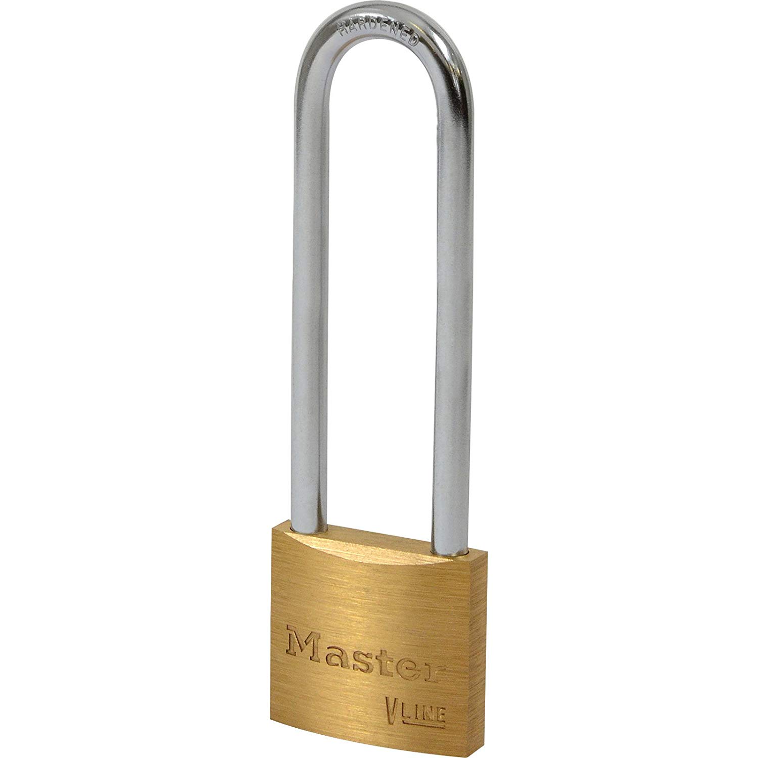 Masterlock Long Shackle Brass Padlock